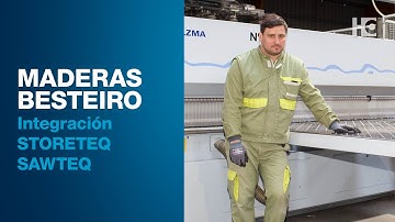 Almacén y las Seccionadoras HOMAG en MADERAS BESTEIRO
