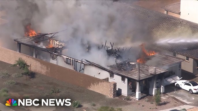 Arizona Home In Flames After Man Breaks In To Hold Baby And Mother Hostage