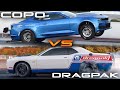 Copo Camaro vs 2020 Dodge Drag pak Drag Racing 1/4 mile | NHRA | Demonology