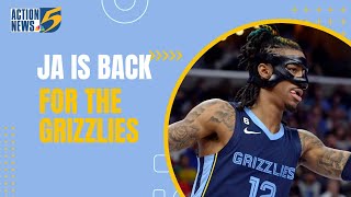 Grizzlies fans welcome Ja Morant back to the court during win against Houston Rockets