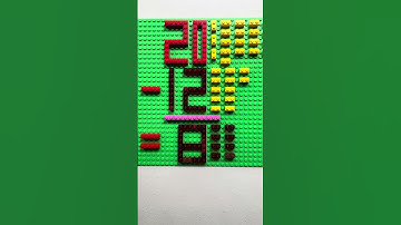 Learning how to subtract with Legos