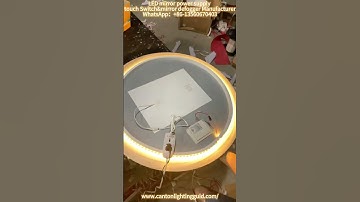 How to diy vanity mirror with lights, led mirror touch sensor switch with 96W MAX driver.#ledlights