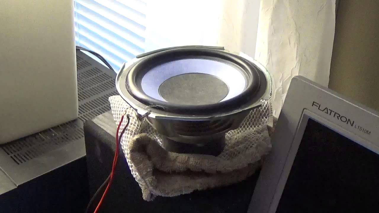 Testing The Sony Woofer. - YouTube