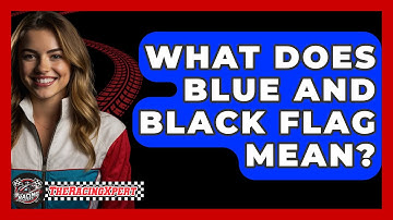 What Does Blue And Black Flag Mean? - The Racing Xpert