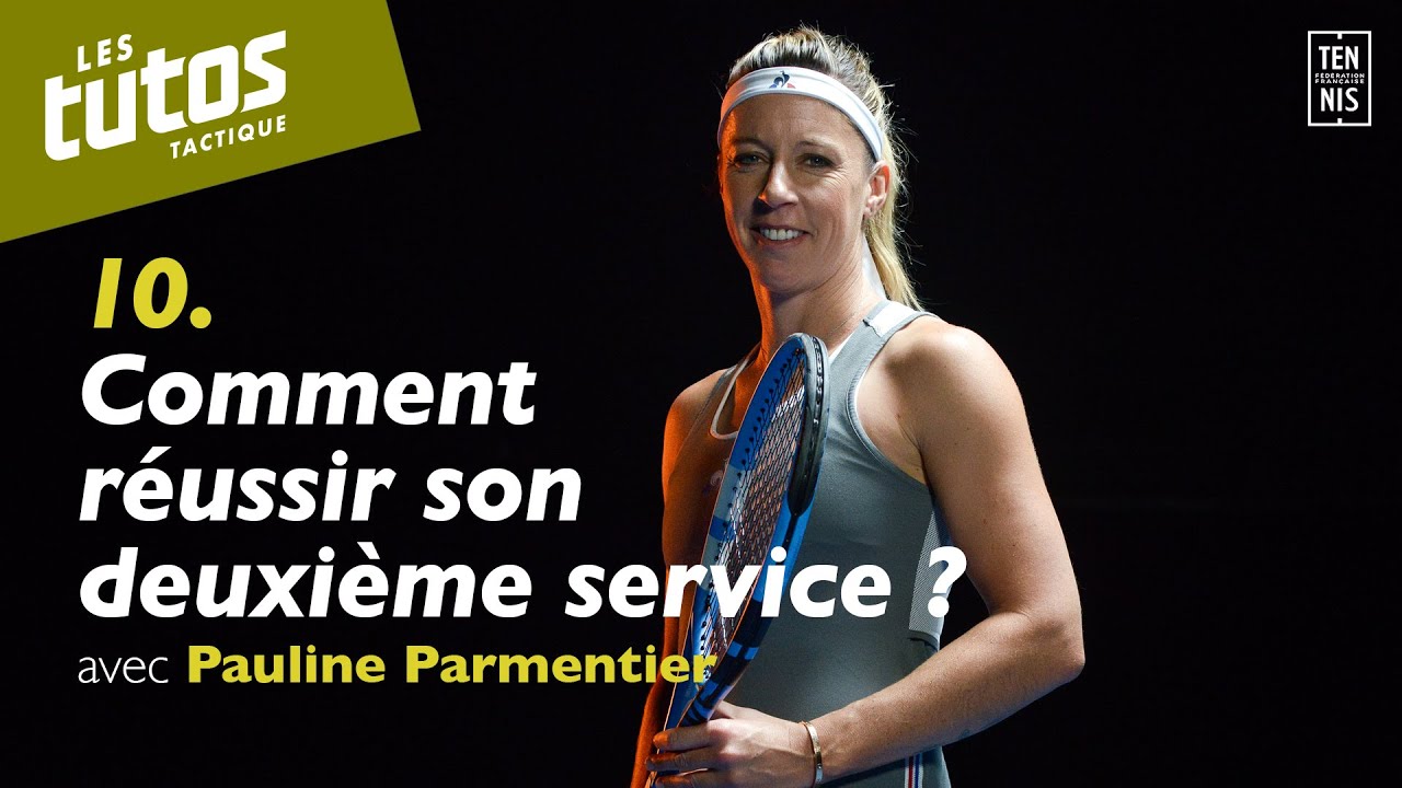 Comment réussir son deuxième service ? - Tuto Tennis Tactique #10 avec Pauline Parmentier | FFT