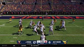 CF27 PTFL Season 1 Week 2 UVA (user) at West Virginia