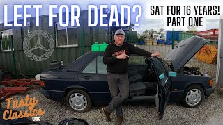 Abandoned 1993 Mercedes 190e, sat for 16 years, can I get it running and driving in a day?