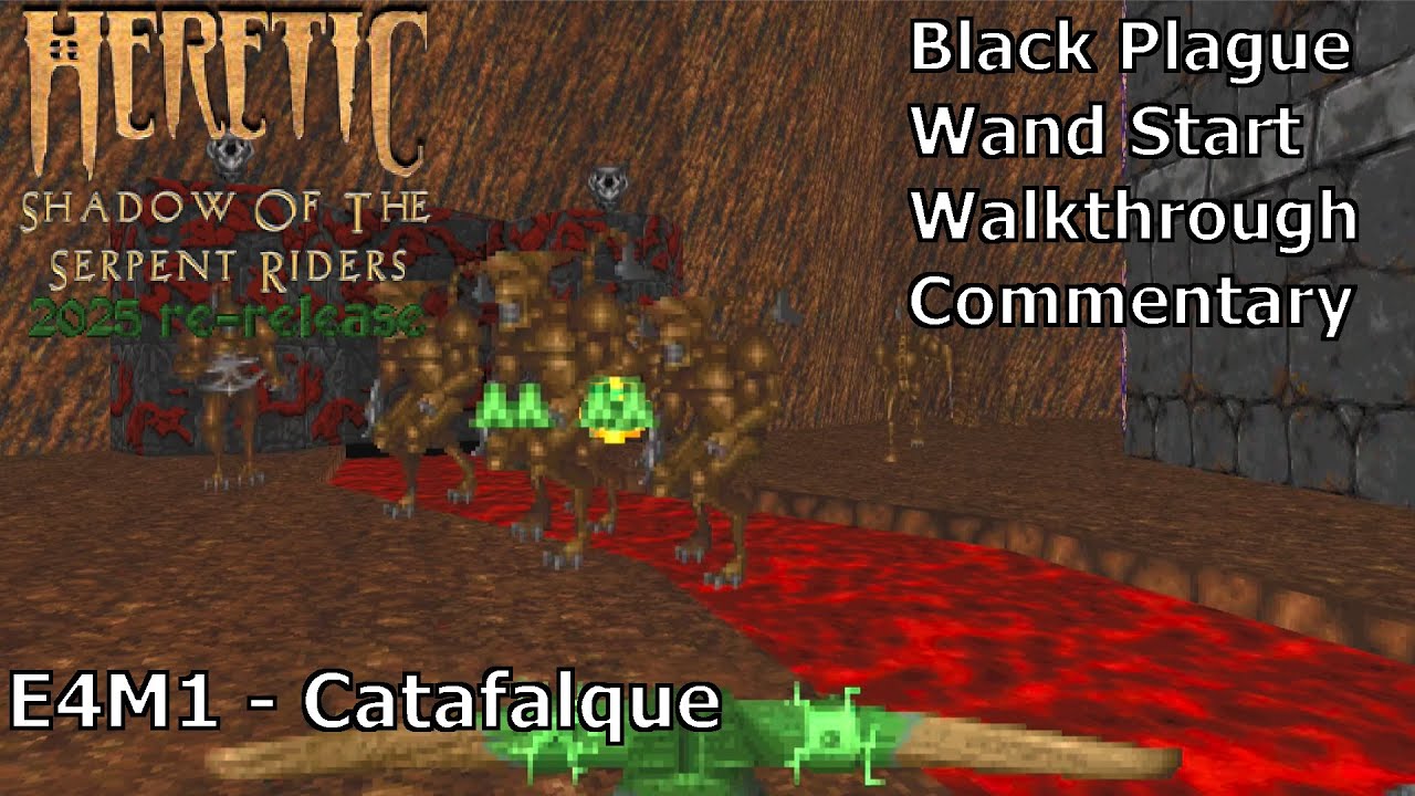 Heretic (2025 Edition Black Plague 100%) Walkthrough (E4M1