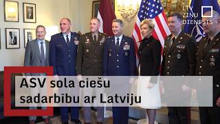 Asv Sadarbība Ar Latviju Ir Stipra, Un Krievijas Draudi Ir Saprotami