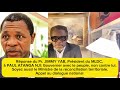 Réponse du Pr Jimmy Yab,Président du MLDC, à Paul Atanga Nji:Gouverner avec le peuple,non contre lui