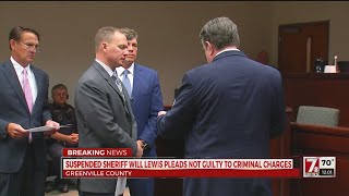 Suspended Greenville Co. Sheriff Will Lewis pleads not guilty Net Worth