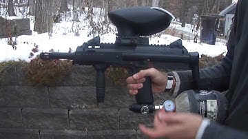 BT TM7 PAINTBALL GUN SHOOTING