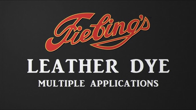 How to Dye Leather With Fiebing's Leather Dye 