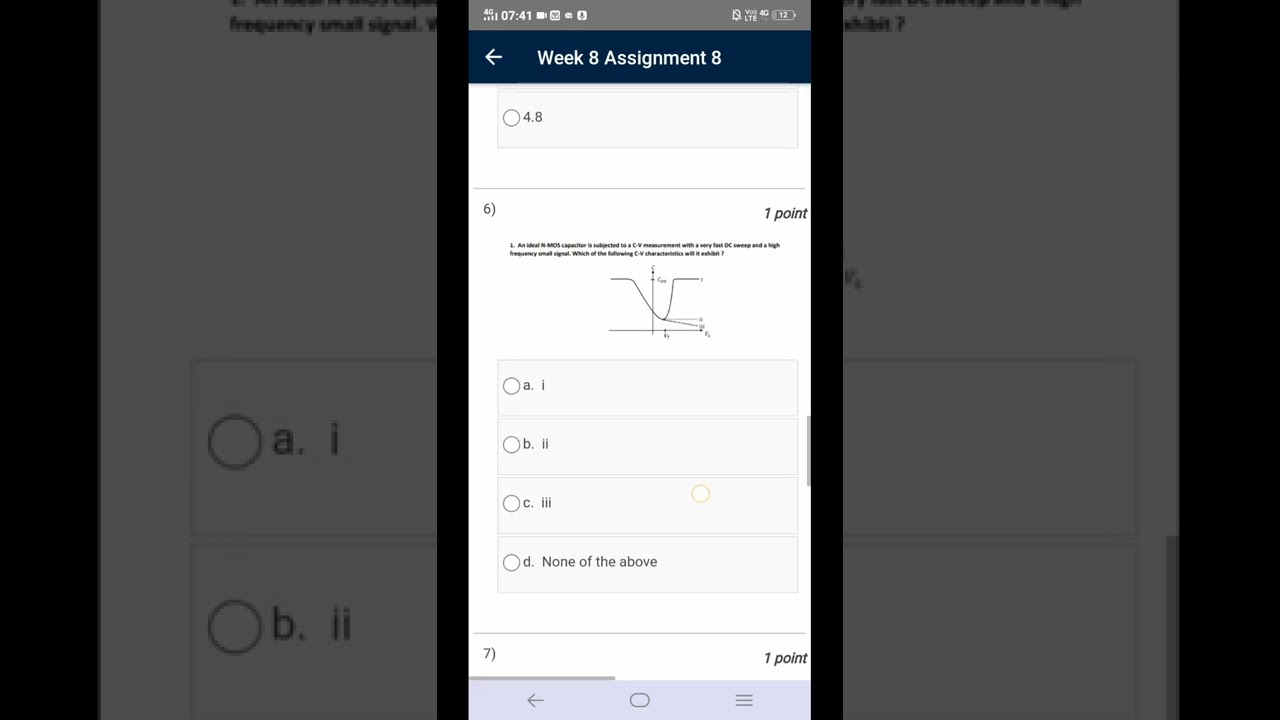 Nptel Semiconductor Devices And Circuit Week 8 Quiz Assignment nptel semiconductor devices and circuit week 8 quiz assignment