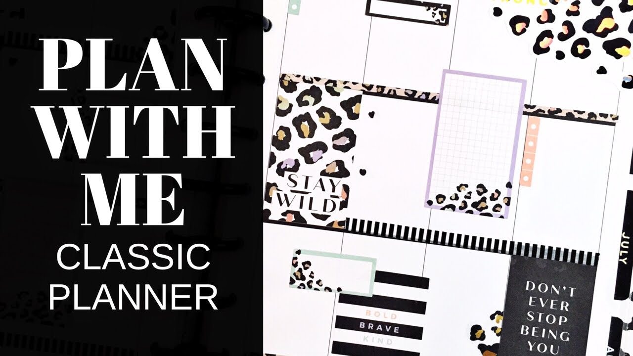 PLAN WITH ME | Classic Happy Planner | Stay Wild | May 11-17, 2020
