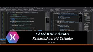 Xamarin.Forms 17 – Xamarin.Android Calendar