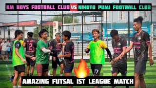 Rm Boys Fc Nihoto Pumi Fc Amazing 1St League Match At Victory Turf Naga United Village