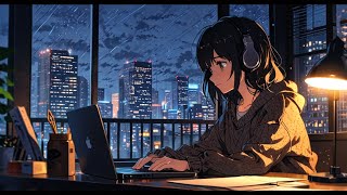 Música para Estudiar y Trabajar: Noche Lo-Fi Anime bajo la Lluvia☔🌙 screenshot 2