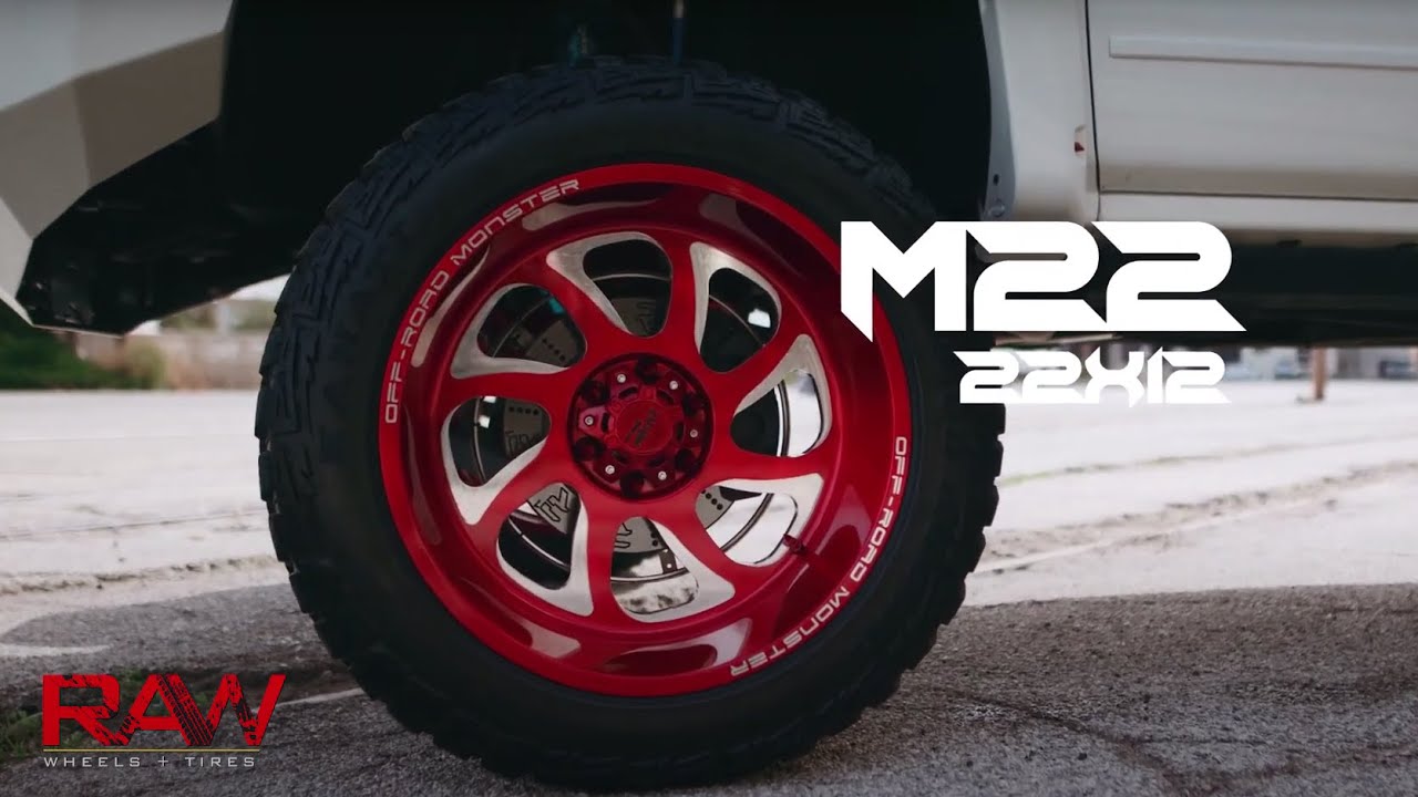 Chevy Silverado on Off-Road Monster M22 Wheels - RAW Wheels and Tires