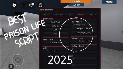 *BEST* FREE PRISON LIFE SCRIPT 2025 (SILENT AIM + WALKSPEED + TELEPORTS) AND MORE! OP 🔥 
