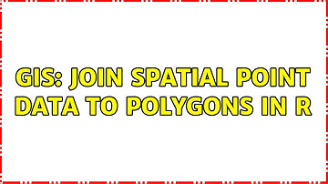 GIS: Join spatial point data to polygons in R (3 Solutions!!)