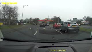 Impatient idiot in an Merc
