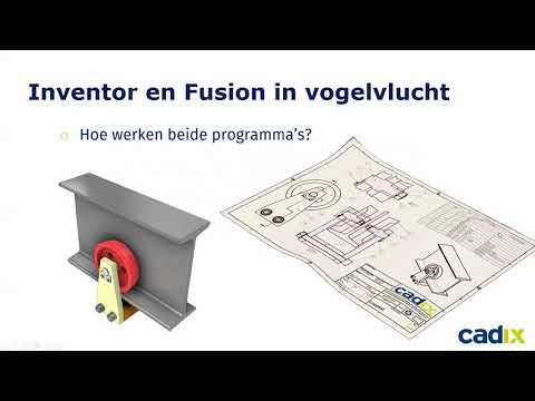 Webinar: Inventor of Fusion 360: wat is het verschil? | Cadix