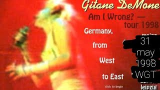 Gitane Demone - WGT, Agra Messehalle, Leipzig, Germany, 31 may 1998