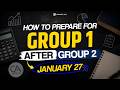 How to prepare for Group 1 after Group 2 | Jan27 | Ultimate CA