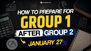 How to prepare for Group 1 after Group 2 | Jan27 | Ultimate CA