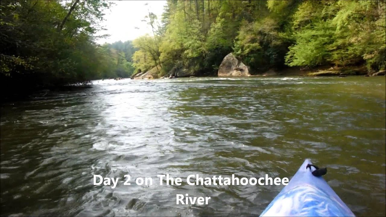 Kayak Sautee Creek to Mossy Creek on The Chattahoochee River Ga April 26 27 2014 - YouTube