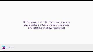 3G Proxy - How to use 3G Proxy