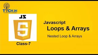 JavaScript Tutorial: Nested Loop & Creating Arrays | in hindi