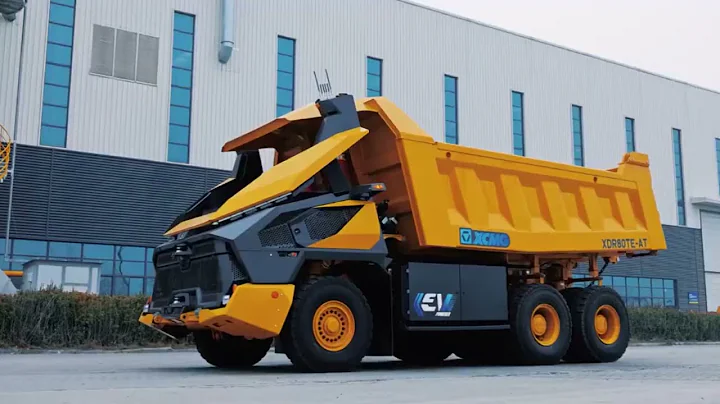 All-electric autonomous mining truck.