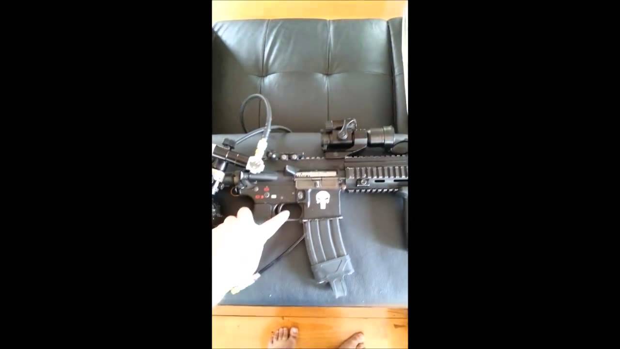 WE HK-416, HPA Test.