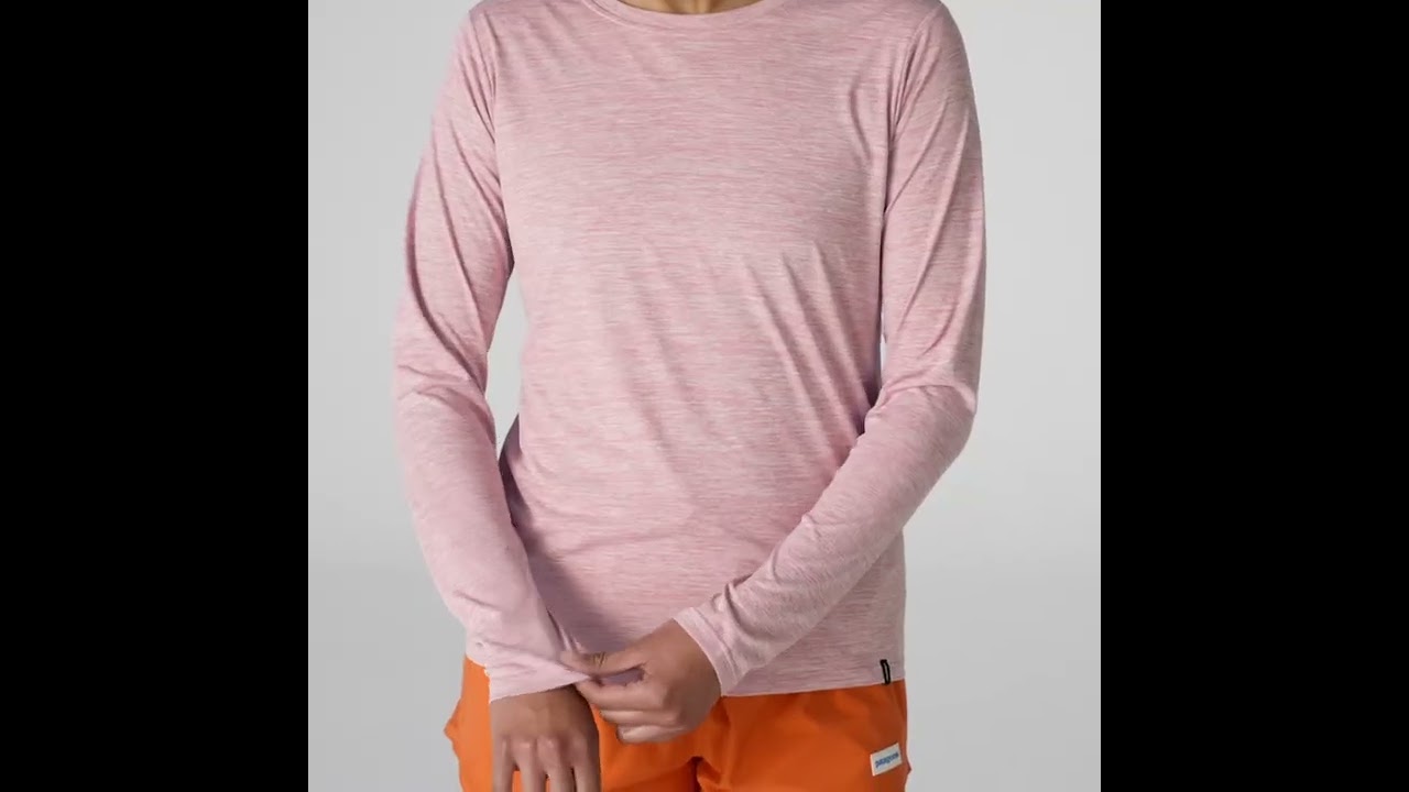 Preview of Patagonia Capilene Cool Daily Long-Sleeve Shirt - Women's Video