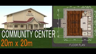 Community Center Design || Gedung Serbaguna Community Center Design || Gedung Serbaguna
