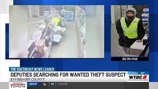 Effingham County deputies searching for suspect accused of stealing lottery tickets