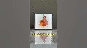 Avlink 1*2 narrow bezel 86inch transparent holobox holographic display advertising screen hologram