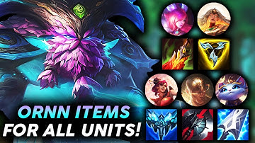 ORNN ITEMS ON KAYLE + FRIENDS IS BUSTED!! | Teamfight Tactics