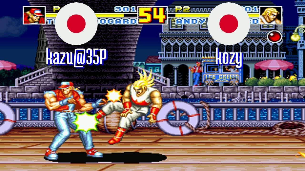 FT5 @fatfursp: kazu@35P (JP) vs kozy (JP) [Fatal Fury Special