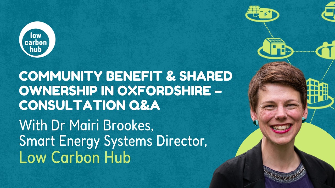 Community benefit and shared ownership in Oxfordshire – Consultation Q&A