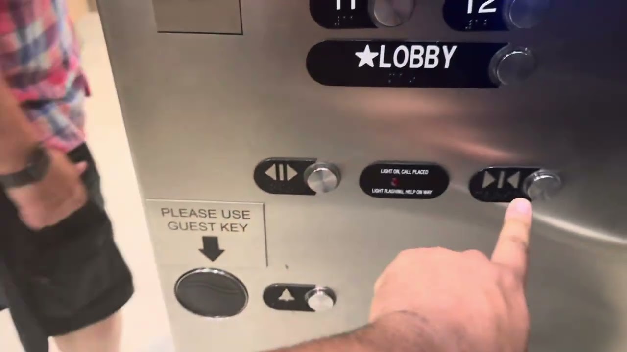 Otis Elevonic R Traction Elevators at the Hilton Hotel National Mall in Washington, DC