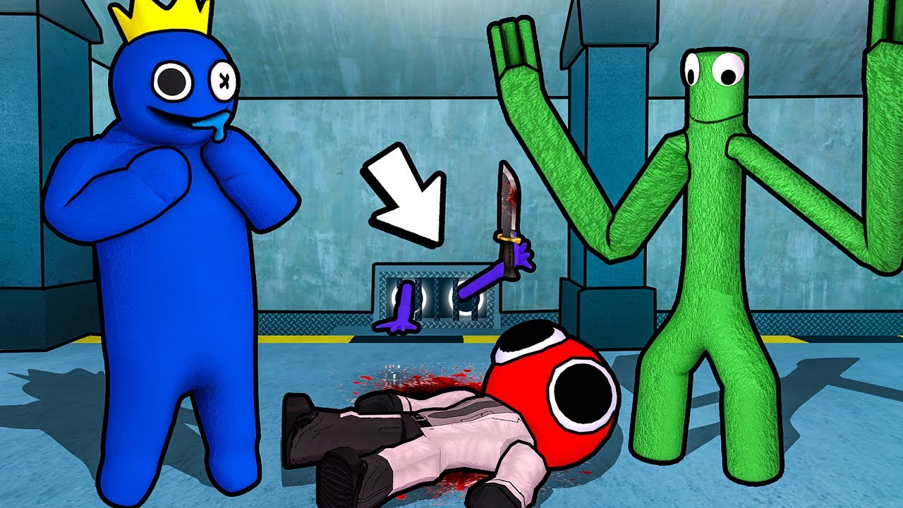 Who KILLED BLUE?! Rainbow Friends 2 Animation 