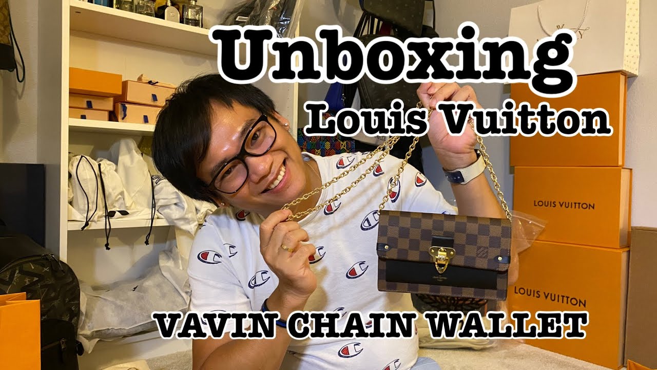 Unboxing My Louis Vuitton VAVIN CHAIN WALLET - Hard to Find - in