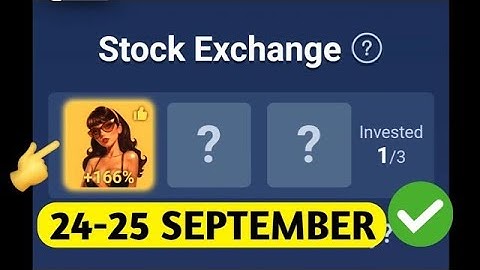 25 & 26 September All Quests Code X Empire | Youtube Video Code | Investment Fund Card | New Code