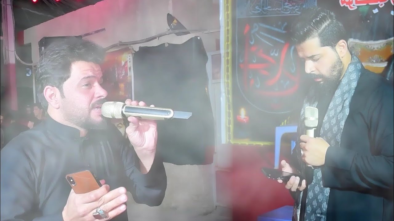 الشاعر عباس الشحماني مع ملا زيدون الربيعي | في موكب ولي الدم / 07704311715