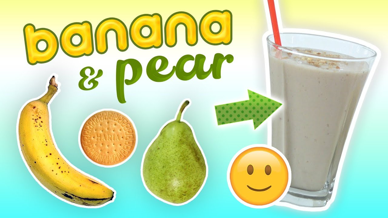 Banana Pear Smoothie (Breakfast Smoothie Recipe for Kids)