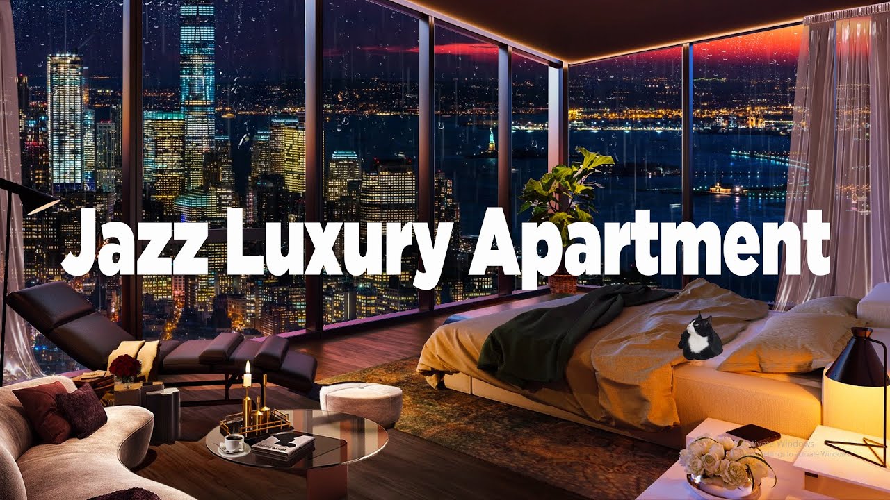 Luxury New York Apartment With Relaxing Smooth Jazz Music Jazz