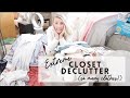 EXTREME CLOSET DECLUTTER WITH ME 2021/ CLOSET ORGANIZATION / SPRING CLEANING 2021